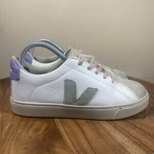Veja Esplar Girls Kids Toddlers White Green Purple Size 3Y Shoes Sneakers